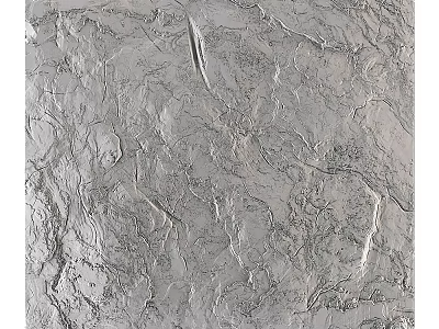 Gray Textured Wall Decor With Artistic Rough Surface And Modern Interior Style 3d model