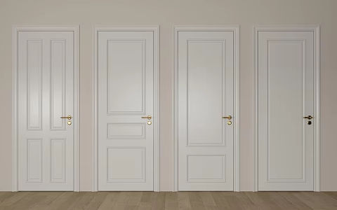 French door 3d model