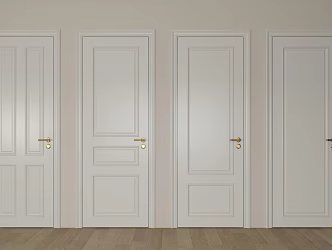 French door 3d model