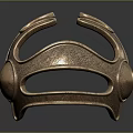 Copper Animal Shaped Decorative Metal Ornament With Intricate Design Features