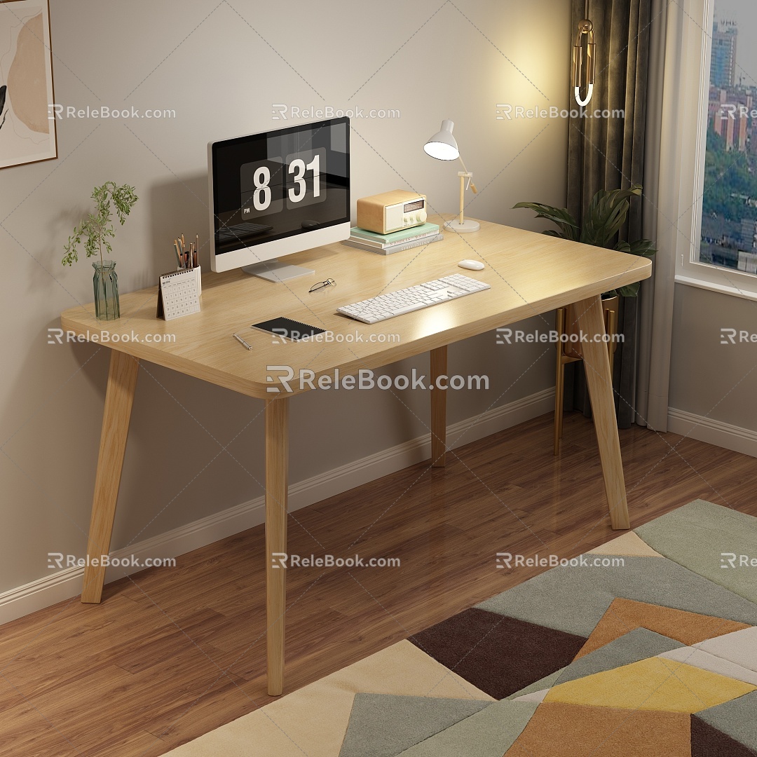 Computer desk 121 3d model