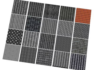 Garden Path Paving Featuring Assorted Textured Patterns And Design Options 3d model