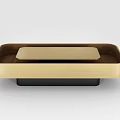 Modern Coffee Table Designs With Brass Base And Black White Brown Tabletops 3d model