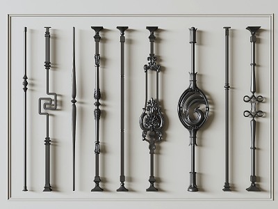 American Railing 3d model