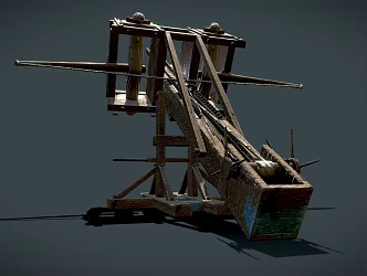 stone-throwing machine 3d model