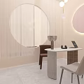 Modern Beauty and Hair Salon Interior With Reception Area Comfortable Sofas And Decorative Ceiling