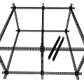 Industrial Equipment Metal Frame Structural Support Grid Design for Heavy Duty Use