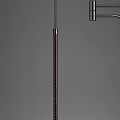 Modern Floor And Table Lamps With Metal Textured Pole And Square Base Design