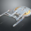 Futuristic Cosmic Spaceship Design For Interstellar Exploration And Space Travel