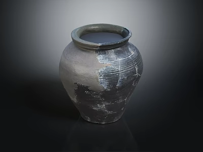 Decorative Ceramic Vase As Accent Piece For Living Room Furniture 3d model