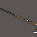Blade Crescent Shovel Halberd War Halberd Spear War Spear Game Weapon Cold Weapon Long Handle Weapon Simple Model Low Model Low Face Number Movie and TV Level Super Realistic 3d model