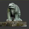 Lizard Anime Lizard Cartoon Lizard Reptile Cold Blooded Animal Reptile 3d model