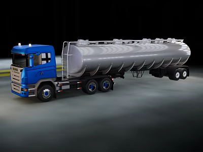 modern tanker 3d model