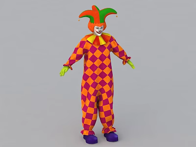 The Modern Clown 3d model The Modern Clown 3d model