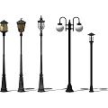 Modern street lamp landscape lamp 3d model