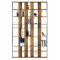 Simple Bookshelf Display Rack 3d model