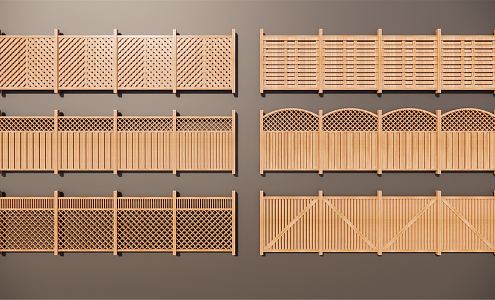 New Chinese Fence 3d model