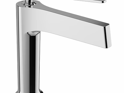 Modern Chrome Faucet With Sleek Single Handle Design For Kitchen Or Bathroom 3d model