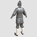 Chinese armor armor armor armor soldiers armor ancient iron armor 3d model