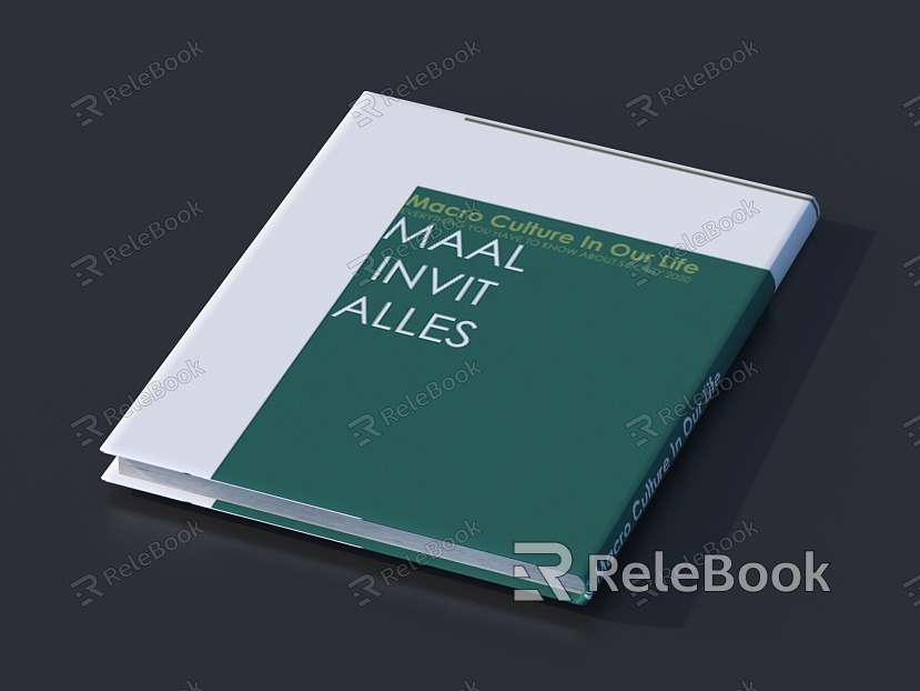 Modern Book Notebook model