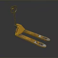 Yale Yellow Manual Pallet Truck With Forks And Handle For Warehouse Material Handling