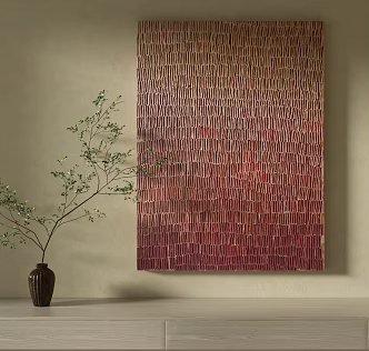 Quiet Wind Decorative Painting 3d model