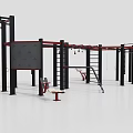 Multifunctional Sports Equipment With Climbing Wall Pull Up Bars Ladders Swings And Bench