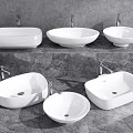 Modern wash basin wash basin table basin 3d model
