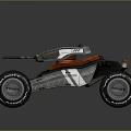 Self-made armed car modified car modified car chariot doomsday car self-made car self-made car modified car 3d model