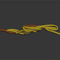 Colorful Yellow And Pink Rope Knots As Practical Household Items For Daily Use