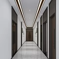 Four Kinds of New Chinese Aisle Corridor 3d model