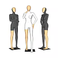Modern Character Costume Model 3d model