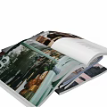 Home Decor Magazine Open Pages With Interior Design Images And Text
