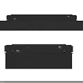 Modern LED Downlight Spotlight Fixtures With Multiple Golden Lamps In Black Housing