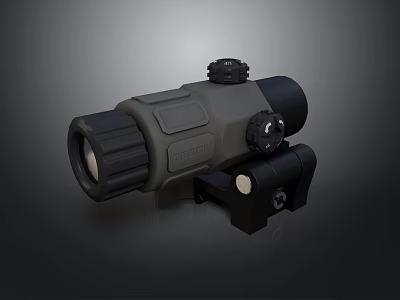 Realistic Style Tactical Sight Gun Optical Tactical Weapon Military Accessories 3d model