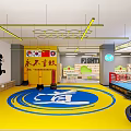 Taekwondo and Boxing Training Gym with Martial Arts Area and Fitness Equipment