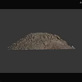 Pile of Natural Garden Soil With Small Stones And Fine Particles