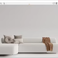 Modern Combination Sofa Multiplayer Sofa 3d model