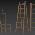 Durable Wooden Ladders and Shelves for Home Storage and DIY Projects