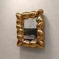 Rear Decorative Mirror Hanging Mirror Bathroom Mirror Wall Decorative Art Makeup Mirror Dressing Mirror Shaped 3d model