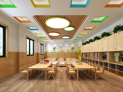 Nordic Kindergarten Classroom model