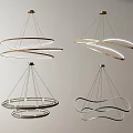 Modern Pendant Lights with Circular Curved and Geometric Shapes for Interior Design
