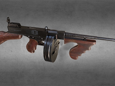 Thomson submachine gun model