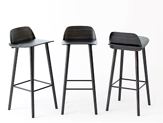 Modern Bar Chair 3d model