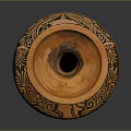 Intricately Carved Sculpture Vase With Classical Figure Patterns And Artistic Design