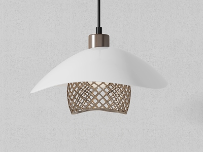 Modern small chandelier 3d model