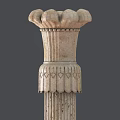 European Roman Column 3d model