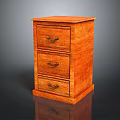 Functional Wooden Entryway Console Cabinet With Three Drawers And Classic Design