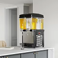 Double Cylinder Cold Drink Juice Dispenser Daily Use Electrical Appliance For Home Kitchen