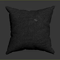 Gray Textured Square Decorative Pillow For Home Sofa And Living Room